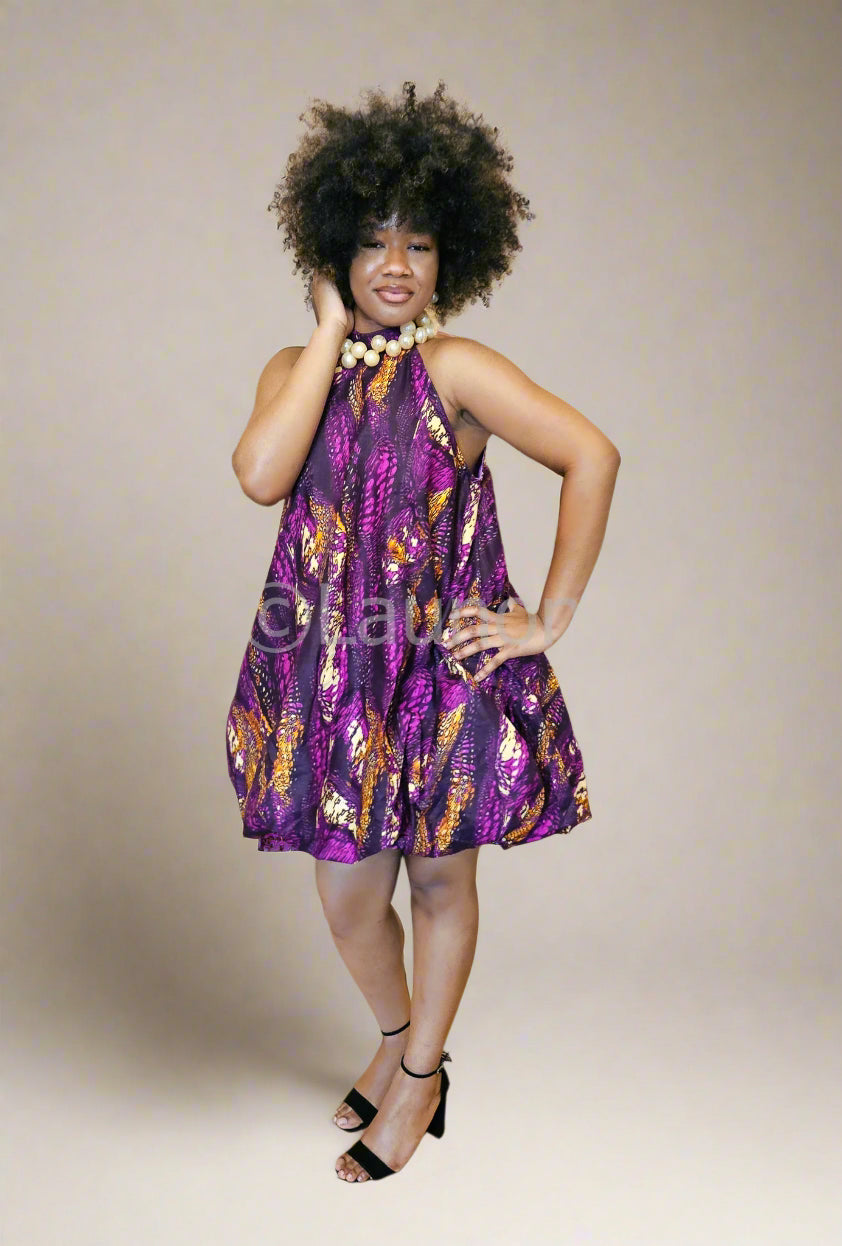 Ballon Dress (Purple)