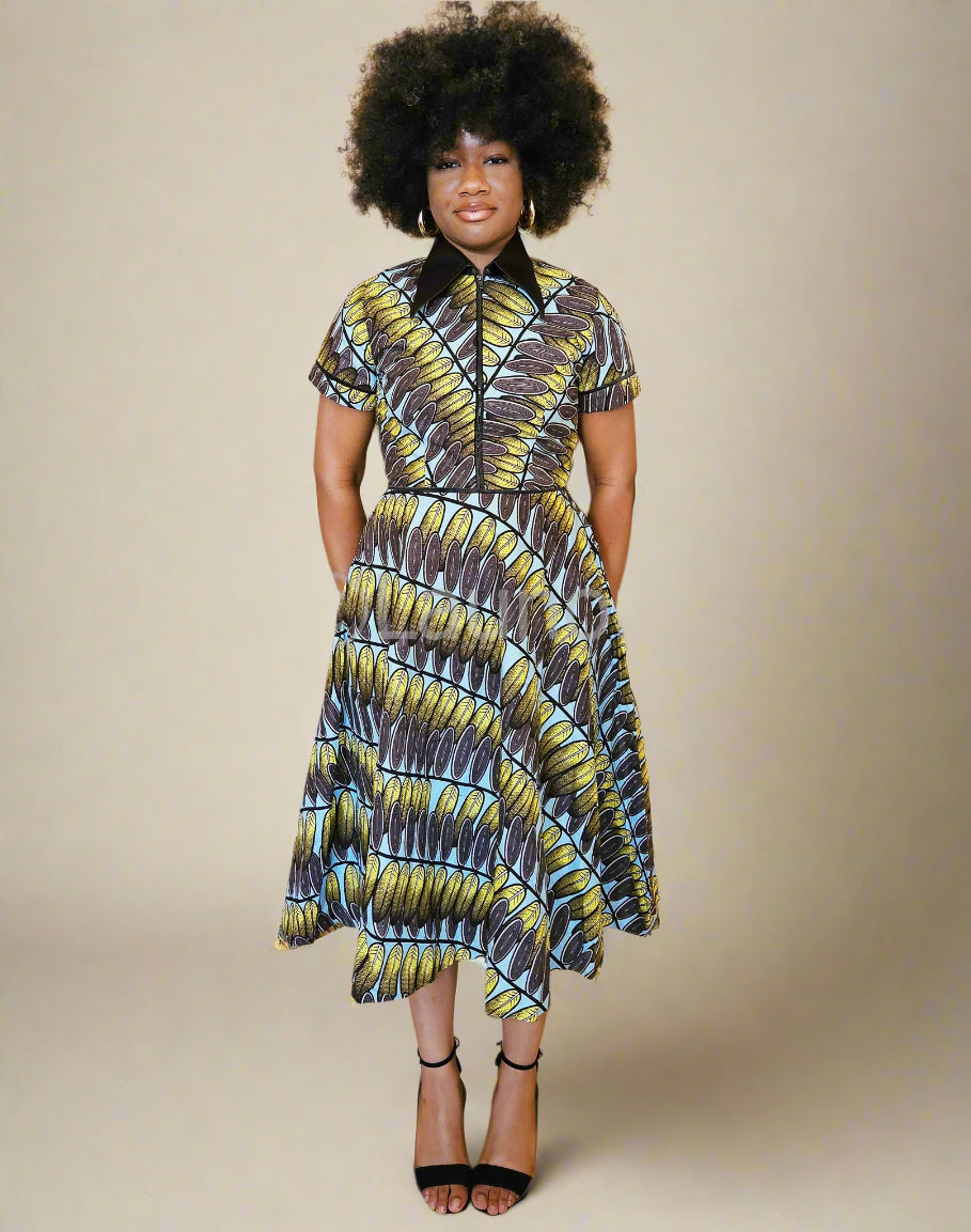 Ganyen Rawaya Midi Dress