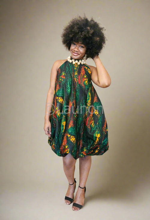 Ballon Dress (Green)