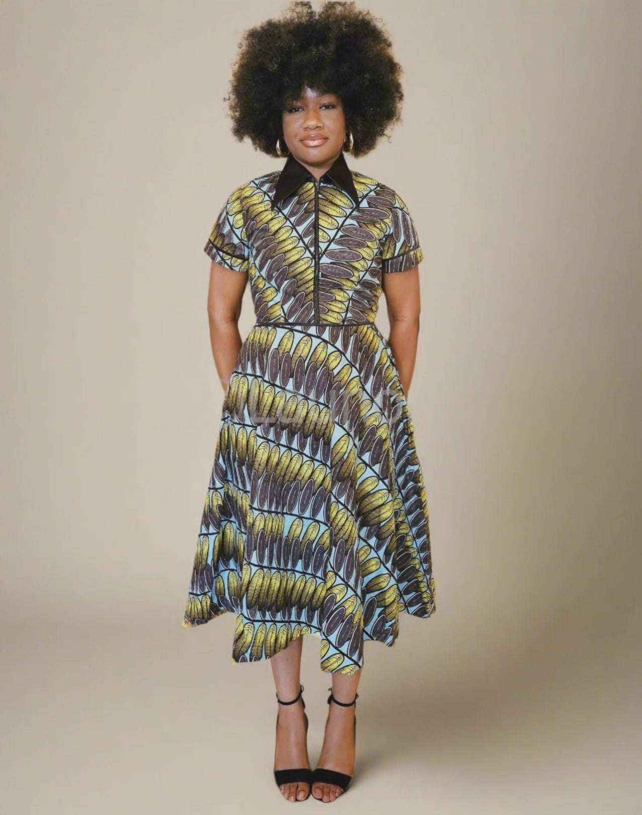 Ganyen Rawaya Midi Dress