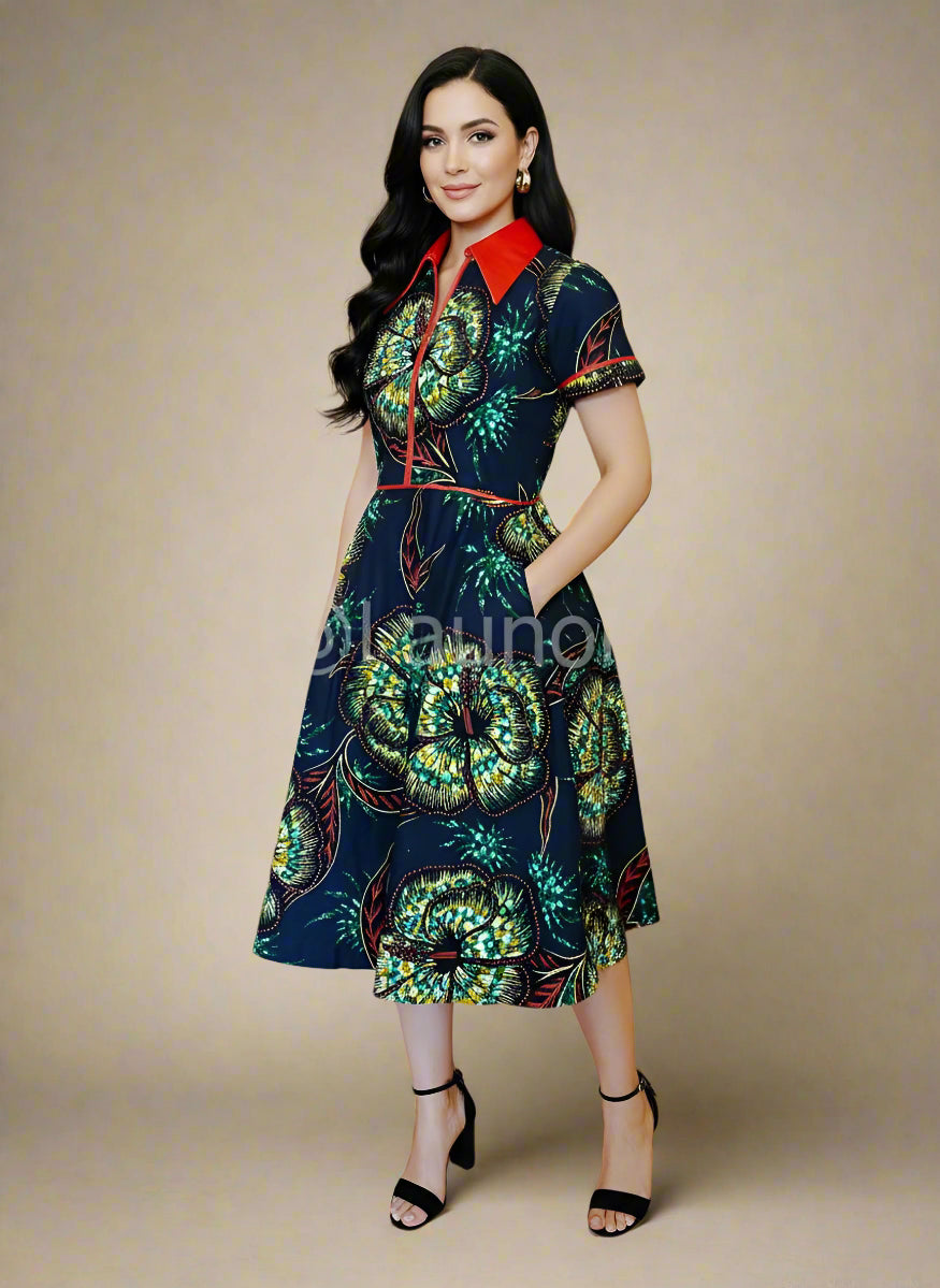 Lalube Midi Dress